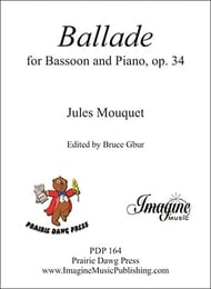 Ballade for Bassoon, Op. 34 Bassoon Solo with Piano cover Thumbnail